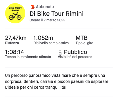 Persorsi - Bike Tour Rimini